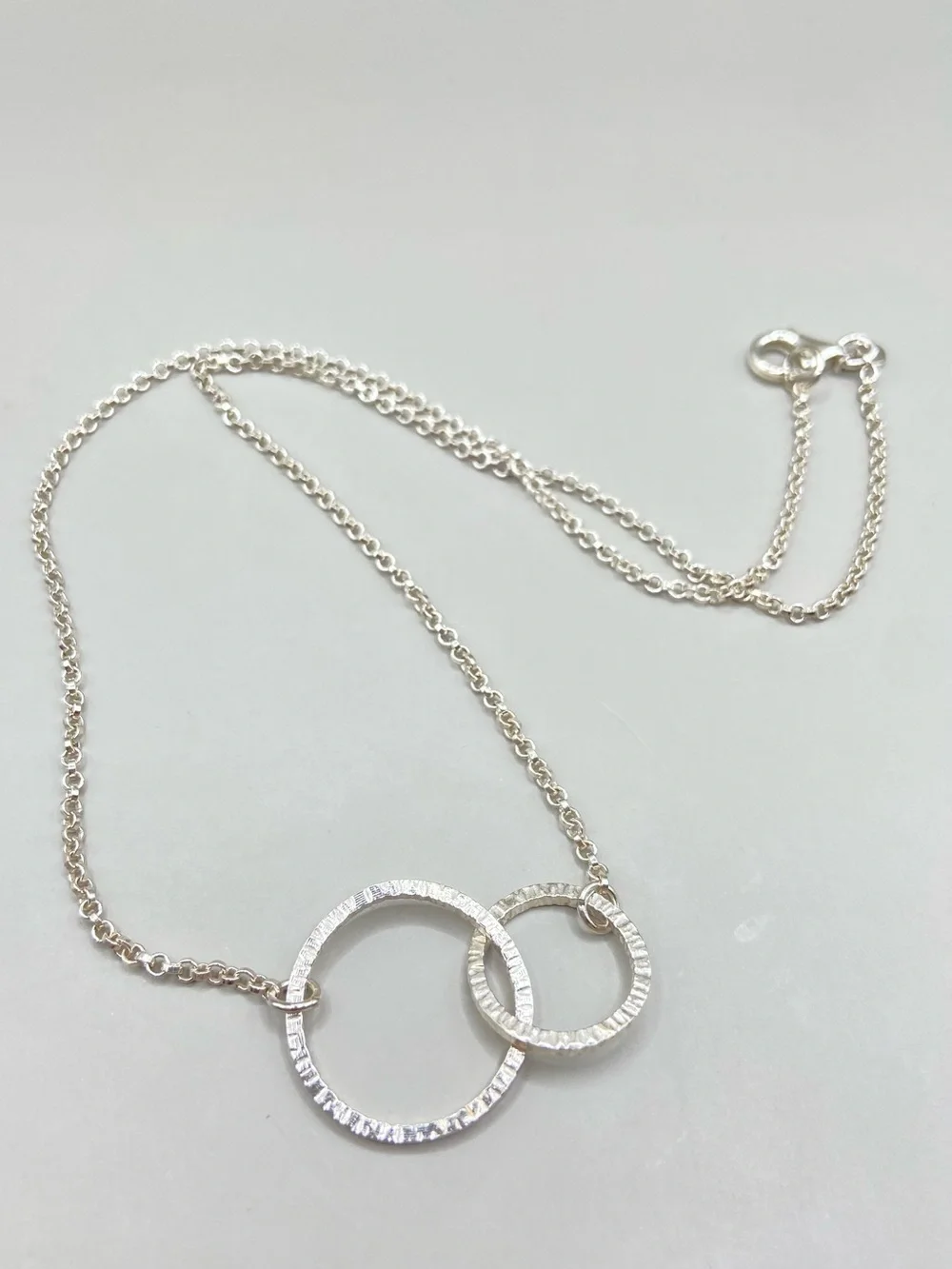 Silpada Sterling Silver Sweet Circles Pendant Necklace N2297 - Picture 5 of 7